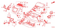 INSTRUMENT GARNISH (COTE DE PASSAGER) (LH) for Honda JAZZ HYBRID LUXURY 5 Doors full automatic 2013