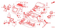 INSTRUMENT GARNISH (COTE DE PASSAGER) (LH) for Honda JAZZ HYBRID LUXURY 5 Doors full automatic 2015