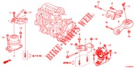 ENGINE MOUNT (DIESEL)  for Honda JAZZ HYBRID LUXURY 5 Doors full automatic 2013