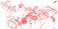 MIRROR/SUNVISOR (VIRAGE AUTOMATIQUE) for Honda JAZZ HYBRID LUXURY 5 Doors full automatic 2013