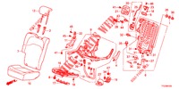REAR SEAT/SEATBELT (D.) for Honda JAZZ HYBRID LUXURY 5 Doors full automatic 2013