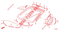 FRONT WINDSHIELD/ REAR WINDSHIELD  for Honda JAZZ HYBRID LUXURY 5 Doors full automatic 2013