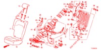REAR SEAT/SEATBELT (D.) for Honda JAZZ HYBRID LUXURY 5 Doors full automatic 2013