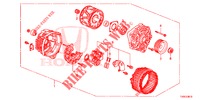 ALTERNATOR (MITSUBISHI) (1.4L) for Honda CIVIC 1.4 ELEGANCE 5 Doors 6 speed manual 2014