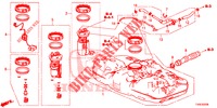 FUEL TANK  for Honda CIVIC 1.4 ELEGANCE 5 Doors 6 speed manual 2014