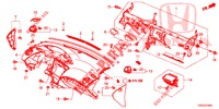 INSTRUMENT PANEL UPPER (LH) for Honda CIVIC 1.4 ELEGANCE 5 Doors 6 speed manual 2014