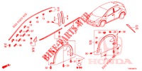 MOLDING/PROTECTOR  for Honda CIVIC 1.4 ELEGANCE 5 Doors 6 speed manual 2014