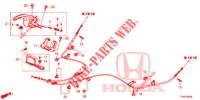 PARKING BRAKE (LH) for Honda CIVIC 1.4 ELEGANCE 5 Doors 6 speed manual 2014