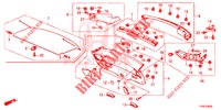 TAILGATE LINING/ REAR PANEL LINING (2D)  for Honda CIVIC 1.4 ELEGANCE 5 Doors 6 speed manual 2014