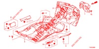 FLOOR MAT/INSULATOR  for Honda CIVIC 1.4 S 5 Doors 6 speed manual 2014
