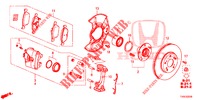 FRONT BRAKE  for Honda CIVIC DIESEL 1.6 EXECUTIVE 5 Doors 6 speed manual 2014