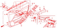 FRONT DOOR LINING (LH) for Honda CIVIC DIESEL 1.6 EXECUTIVE 5 Doors 6 speed manual 2014