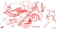 FRONT FENDERS  for Honda CIVIC DIESEL 1.6 EXECUTIVE 5 Doors 6 speed manual 2014