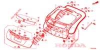 TAILGATE PANEL (2D)  for Honda CIVIC DIESEL 1.6 EXECUTIVE 5 Doors 6 speed manual 2014