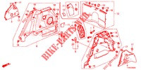 TRUNK SIDE LINING  for Honda CIVIC DIESEL 1.6 EXECUTIVE 5 Doors 6 speed manual 2014