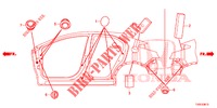 GROMMET (LATERAL) for Honda CIVIC DIESEL 1.6 LIFSTYLE 5 Doors 6 speed manual 2014