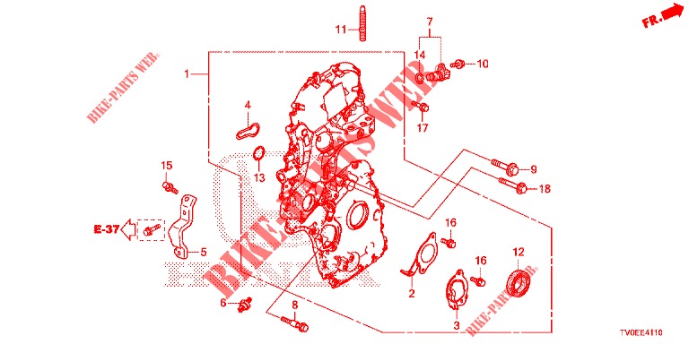 CHAIN CASE (DIESEL) for Honda CIVIC DIESEL 1.6 LIFSTYLE 5 Doors 6 speed manual 2014