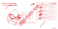 ELECTRICAL CONNECTORS (ARRIERE) for Honda CIVIC DIESEL 1.6 S 5 Doors 6 speed manual 2014