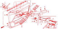 FRONT DOOR LINING (LH) for Honda CIVIC DIESEL 1.6 S 5 Doors 6 speed manual 2014