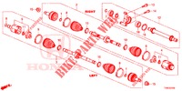 FRONT DRIVESHAFT/HALF SHA FT (DIESEL) for Honda CIVIC DIESEL 1.6 S 5 Doors 6 speed manual 2014