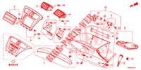 INSTRUMENT GARNISH (COTE DE PASSAGER) (LH) for Honda CIVIC DIESEL 1.6 S 5 Doors 6 speed manual 2014