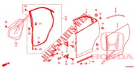 REAR DOOR PANELS (4D)  for Honda CIVIC DIESEL 1.6 S 5 Doors 6 speed manual 2014