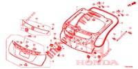 TAILGATE PANEL (2D)  for Honda CIVIC DIESEL 1.6 S 5 Doors 6 speed manual 2014