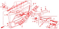 FRONT DOOR LINING (LH) for Honda CIVIC 1.8 COMFORT 5 Doors 6 speed manual 2014