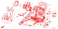 FRONT SEAT COMPONENTS (G.) (HAUTEUR MANUELLE) for Honda CIVIC 1.8 COMFORT 5 Doors 6 speed manual 2014