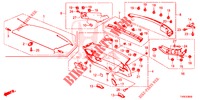 TAILGATE LINING/ REAR PANEL LINING (2D)  for Honda CIVIC 1.8 COMFORT 5 Doors 6 speed manual 2014