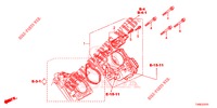 THROTTLE BODY (1.8L) for Honda CIVIC 1.8 COMFORT 5 Doors 6 speed manual 2014