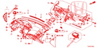INSTRUMENT PANEL UPPER (LH) for Honda CIVIC 1.8 COMFORT 5 Doors 5 speed automatic 2014