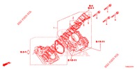 THROTTLE BODY (1.8L) for Honda CIVIC 1.8 COMFORT 5 Doors 5 speed automatic 2014