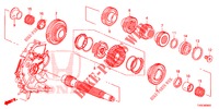 COUNTERSHAFT  for Honda CIVIC 1.8 EXECUTIVE 5 Doors 6 speed manual 2014