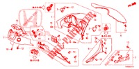 INSTRUMENT GARNISH (COTE DE CONDUCTEUR) (LH) for Honda CIVIC 1.8 EXECUTIVE 5 Doors 6 speed manual 2014