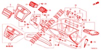INSTRUMENT GARNISH (COTE DE PASSAGER) (LH) for Honda CIVIC 1.8 EXECUTIVE 5 Doors 6 speed manual 2014