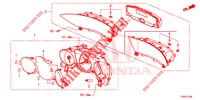 SPEEDOMETER  for Honda CIVIC 1.8 EXECUTIVE 5 Doors 6 speed manual 2014