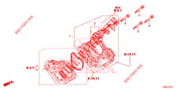THROTTLE BODY (1.8L) for Honda CIVIC 1.8 EXECUTIVE 5 Doors 6 speed manual 2014