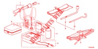 TOOLS/JACK  for Honda CIVIC 1.8 EXECUTIVE 5 Doors 6 speed manual 2014