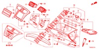 INSTRUMENT GARNISH (COTE DE PASSAGER) (LH) for Honda CIVIC 1.8 EXECUTIVE 5 Doors 5 speed automatic 2014