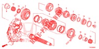 COUNTERSHAFT  for Honda CIVIC 1.8 LIFESTYLE 5 Doors 6 speed manual 2014