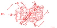 GROMMET (INFERIEUR) for Honda CIVIC 1.8 LIFESTYLE 5 Doors 6 speed manual 2014