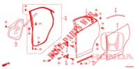 REAR DOOR PANELS (4D)  for Honda CIVIC 1.8 LIFESTYLE 5 Doors 6 speed manual 2014