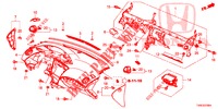 INSTRUMENT PANEL UPPER (LH) for Honda CIVIC 1.8 S 5 Doors 6 speed manual 2014
