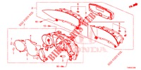 SPEEDOMETER  for Honda CIVIC 1.8 S 5 Doors 6 speed manual 2014
