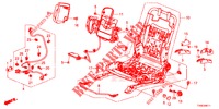 FRONT SEAT COMPONENTS (G.) (HAUTEUR MANUELLE) for Honda CIVIC 1.8 S 5 Doors 5 speed automatic 2014