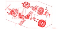 ALTERNATOR (MITSUBISHI) (1.4L) for Honda CIVIC 1.4 ELEGANCE 5 Doors 6 speed manual 2015
