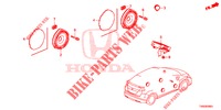 ANTENNA/SPEAKER  for Honda CIVIC 1.4 ELEGANCE 5 Doors 6 speed manual 2015