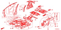 FLOOR/INNER PANELS  for Honda CIVIC 1.4 ELEGANCE 5 Doors 6 speed manual 2015