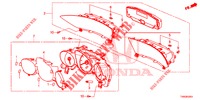 SPEEDOMETER  for Honda CIVIC 1.4 ELEGANCE 5 Doors 6 speed manual 2015